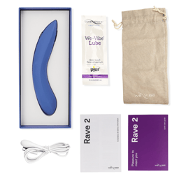 We-Vibe Rave 2 Vibrator liegend im Profil in natürlichem Licht fotografiert