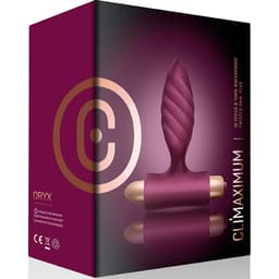 Verpackung des Climaximum Oryx Analdilatators mit AAA-Batterie