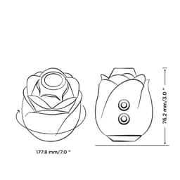 ROMP Rose 2.0 mit magnetischem USB-Ladekabel und Ladekontakten