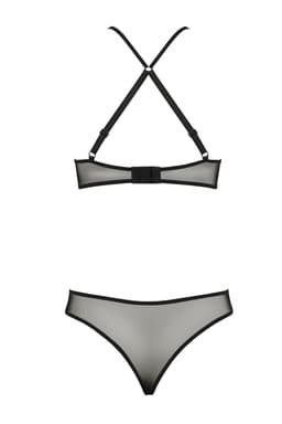 Passion Dessous-Set von der Seite, Tüllstruktur im Detail – Passion Erotic Collection