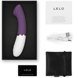 Lelo Gigi 3 Vibrator im Größenvergleich zur Hand in natürlichem Licht fotografiert