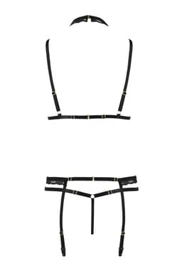 Passion Dessous-Set von der Seite, Materialstruktur im Detail