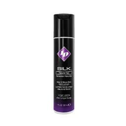 ID Silk Hybrid-Gleitgel, Nahaufnahme der Gel-Textur