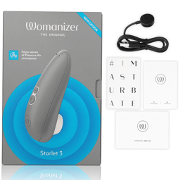 Verpackung des Womanizer Starlet 3 Klitorisstimulator in Grau