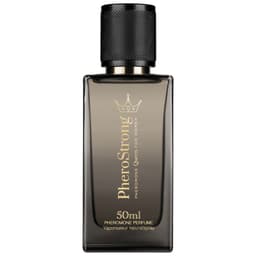 PheroStrong Queen Pheromon-Parfum von der Seite, Flakonhals und Verschluss im Detail