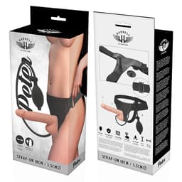 Harness Attraction Strap-on klassisch – Modellserie – Peter – aufblasbar (18 cm / Ø 3,5 cm), Ansicht 53