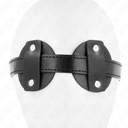 Kink runde Augenabdeckung mit von 40,5 bis 67 cm verstellbarem Band im Größenvergleich