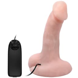 Baile Vibrator mit Saugnapf, Rückansicht der Basis mit Bedienelement im Detail