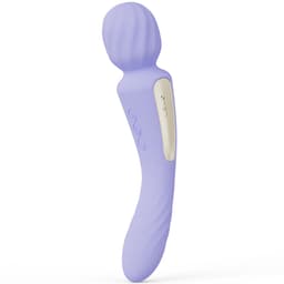 Lelo Switch Wanda doppelseitiger Vibrator, Verpackung mit Produktabbildung und Markenlogo