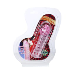 Baile Penis Extender Cover – nahaufnahme der geriffelten Oberfläche des Extender Cover