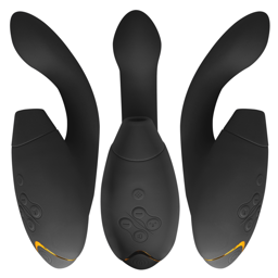 Womanizer Duo 2 – Druckwellenvibrator mit G-Punkt-Arm – Schwarz, Ansicht 23