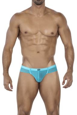 Cut4Men Hybrid Cheeky Brief in Pink, komplette Vorderansicht des Herren-Slips