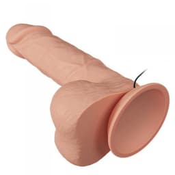 Baile Schöne Begegnung Bahamut Vibrator von der Seite fotografiert, Detailaufnahme der geäderten Oberfläche