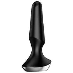 Satisfyer Plug-ilicious 2 von der Seite, konische Form und abgeflachte Spitze im Detail