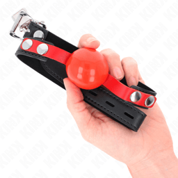 Kink Ballknebel, Größenvergleich mit 4 cm Durchmesser – zusätzliche Detailansicht des Produkts