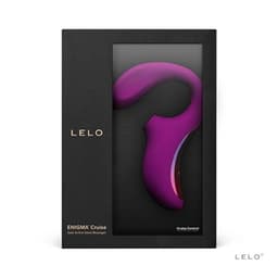 LELO Enigma Cruise mit Bedienelementen in Nahaufnahme, in ruhiger Produktinszenierung