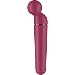 Satisfyer Planet Wand-er liegend auf einer Ablage, XXL-Massagegerät