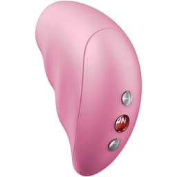 Fun Factory Intense Air-Pulse-Vibrator in Rosé mit Wellenmuster, Gesamtansicht