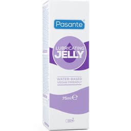 Pasante Flavor Mind Gleitgel, Etikett mit Minz-Aroma im Detail