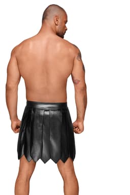 Noir Handmade Rock in schwarz, Ansicht von der Seite – Dessous von Noir Handmade aus 90 % Polyamid