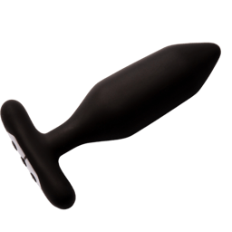 Je Joue Onyx Analvibrator von der Seite, Form und breite Basis im Detail