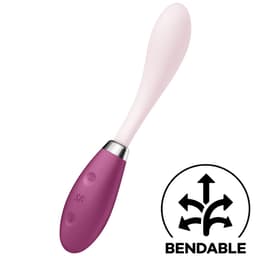 Satisfyer G-Spot Flex 3 mit USB-Ladekabel, in natürlichem Licht fotografiert