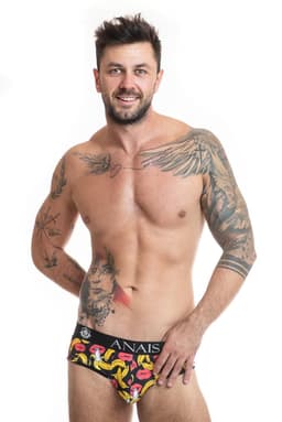 Anais for Men Jockstrap mit Bananen-Print, komplette Gesamtansicht von vorne