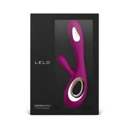 Verpackung des Lelo Soraya Wave in Deep Rose in scharfer Nahaufnahme