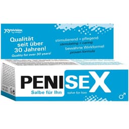 JoyDivision Eropharm Penisex-Salbe, Verpackungsrückseite mit Anwendungshinweisen