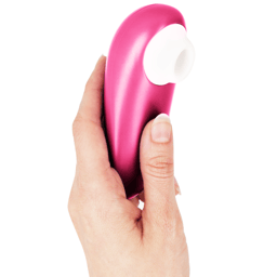 Womanizer Starlet 3 Klitorisstimulator, Anwendungsgrafik zur Handhabung