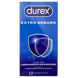 Durex Extra Safe verstärkte Kondome, Packung mit 12 Stück in der Gesamtansicht