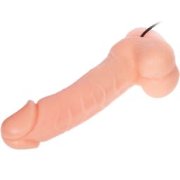 Baile Dong Vibrator von der Seite fotografiert, Detailaufnahme der geäderten Oberfläche