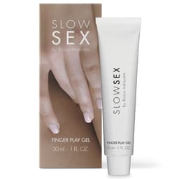 Bijoux Indiscrets Slow Sex Fingerspielgel, Flasche mit 30 ml Gesamtansicht