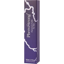 Verpackung des PheroStrong Flare for Men Pheromon-Parfums mit Duftangaben