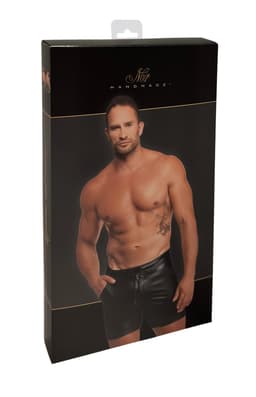 Verpackung der Noir Handmade Rogue Shorts in der Hochglanzbox