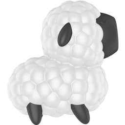 Satisfyer Dreamy Sheep Druckwellenvibrator im Schäfchen-Design, Seitenansicht mit Luftimpuls-Öffnung am Kopf