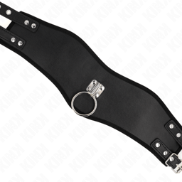 KINK Halskette mit breitem Riemen, Rückansicht mit Riemenführung