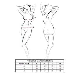Passion Sensie Satin-Body in Burgund in der Seitenansicht, leicht ausgestellter Saum