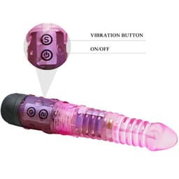 Baile Vibrator Rosa in der Hand gehalten, Größenverhältnis in Produktfotografie