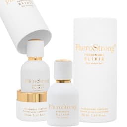 PheroStrong 2-ml-Miniatur neben dem 50-ml-Flakon im Vergleich