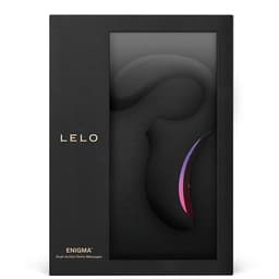 Lelo Enigma Schwarz, Rückansicht des Ladeanschlusses in typischer Produktfoto-Perspektive