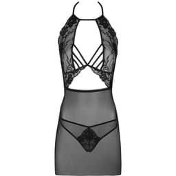 Livco Corsetti Malviami Negligé-Set mit Tanga, Ansicht von der Seite
