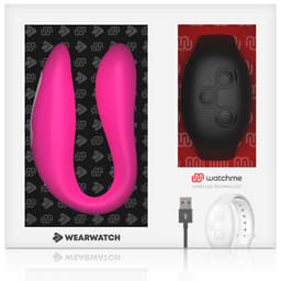 Wearwatch WatchMe Fuchsia/Azabache, Anwendungsbeispiel am Körper
