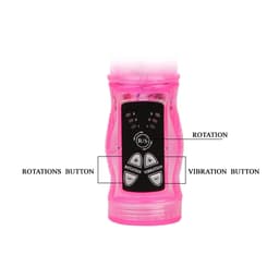 Baile Rosa Kaninchen Mini Rotator, Nahaufnahme der rotierenden Perlen