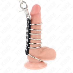 Metallringe des Kink Sets im Detail, Durchmesser von 3,8 bis 5 cm
