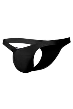Cut4Men Capri-Slip aus Mikrofaser in Schwarz, Rückansicht in voller Länge