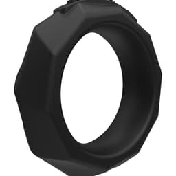 Bathmate Power Ring Maximus 45 von der Seite mit sichtbarer Dehnbarkeit