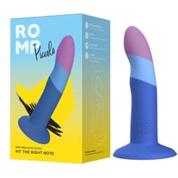 Ausgestellter Sockel des Romp Piccolo Dildos von unten betrachtet