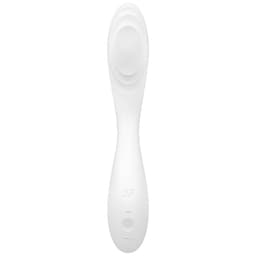 Satisfyer Rrrolling Pleasure freigestellt von oben, in scharfer Detailaufnahme
