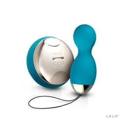 Lelo Hula Beads in Blau, Gesamtansicht des Lustkugel-Vibrators